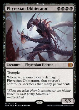 画像2: ファイレクシアの抹消者/Phyrexian Obliterator