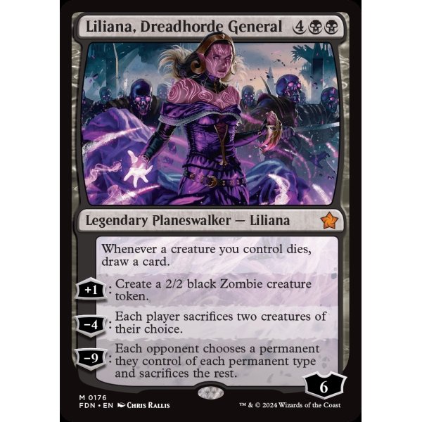 画像2: 戦慄衆の将軍、リリアナ/Liliana, Dreadhorde General (2)