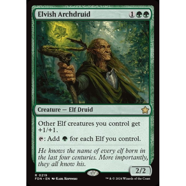 画像2: エルフの大ドルイド/Elvish Archdruid (2)