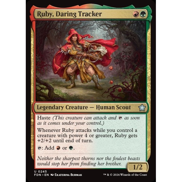 画像2: 勇敢な追跡者、ルビー/Ruby, Daring Tracker (2)