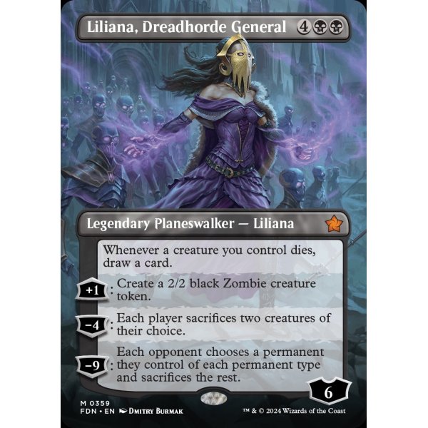 画像2: 戦慄衆の将軍、リリアナ/Liliana, Dreadhorde General (2)