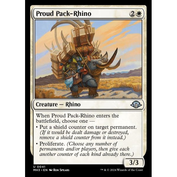 画像2: 得意げな荷サイ/Proud Pack-Rhino (2)