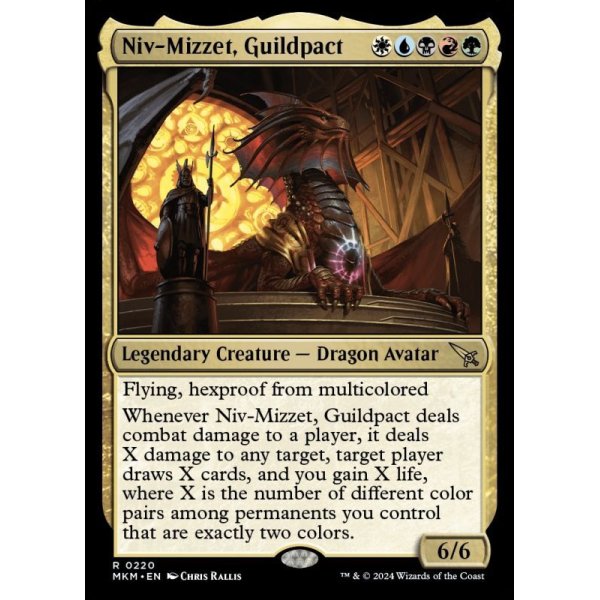 画像2: ギルドパクト、ニヴ＝ミゼット/Niv-Mizzet, Guildpact (2)