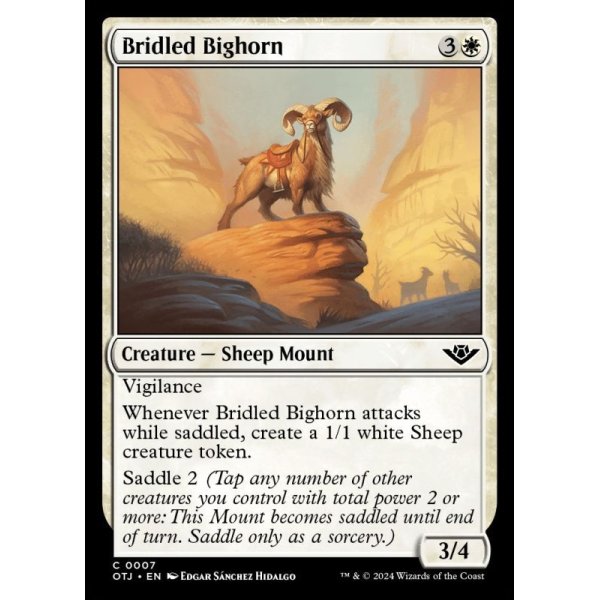 画像2: 手綱付きの大角/Bridled Bighorn (2)