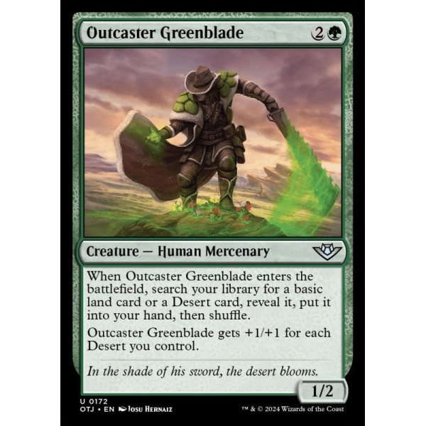 画像2: 荒野無頼団の緑刃/Outcaster Greenblade (2)