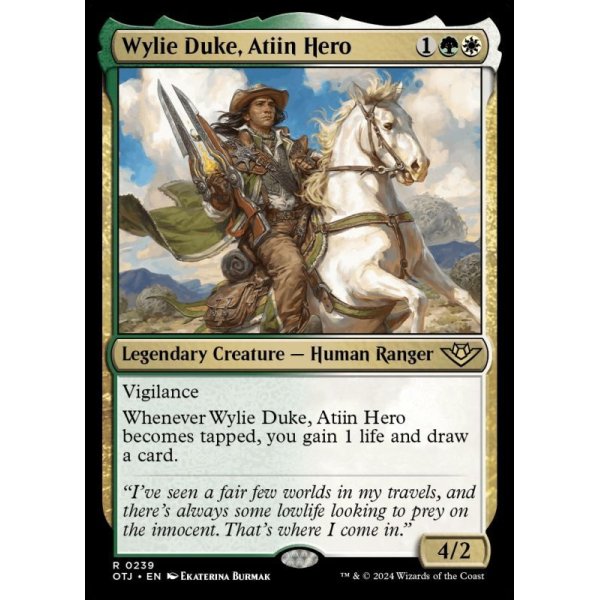 画像2: アティインの英雄、ワイリー・デューク/Wylie Duke, Atiin Hero (2)