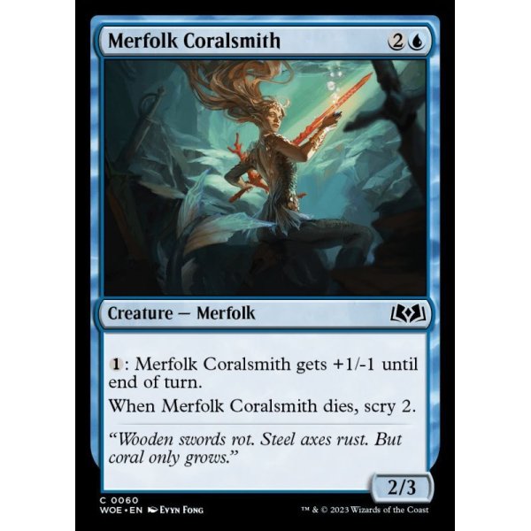 画像2: マーフォークの珊瑚鍛冶/Merfolk Coralsmith (2)